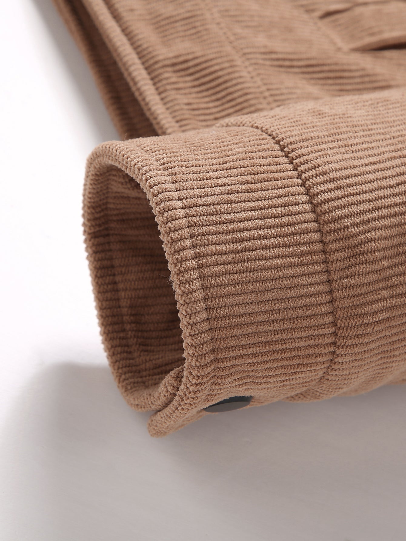 Cordjacke aus Cord mit Reißverschluss, Teddyfutter und Taschen