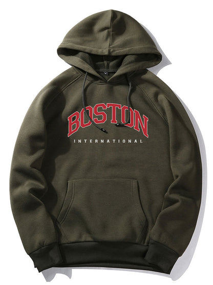Boston Printed Brief Hoodies