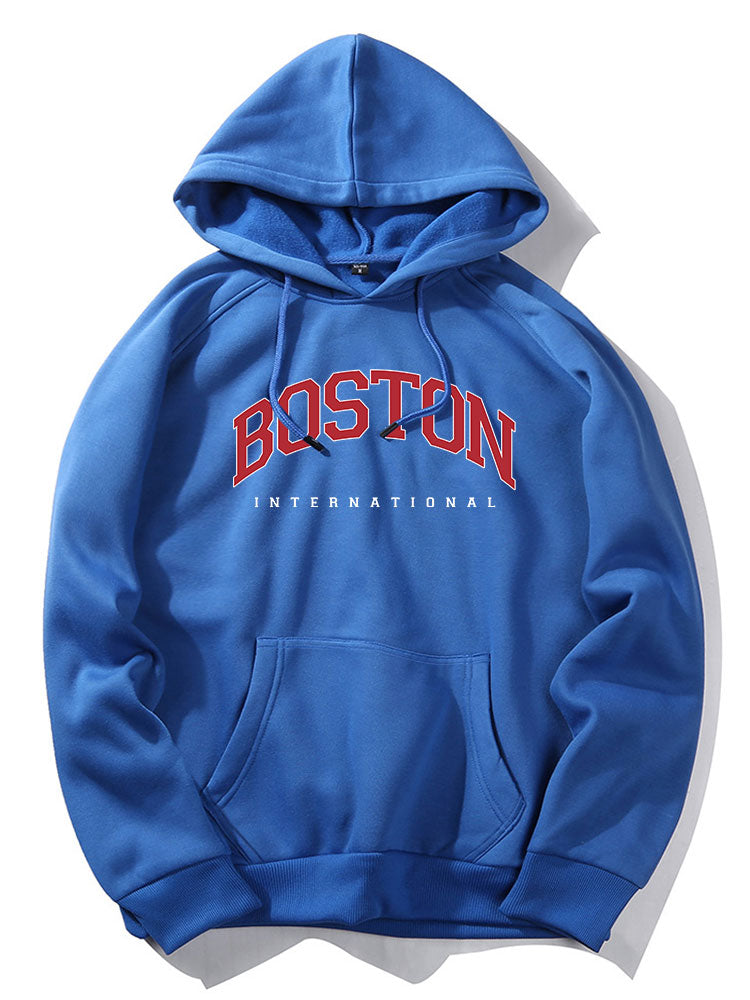 Boston Printed Brief Hoodies