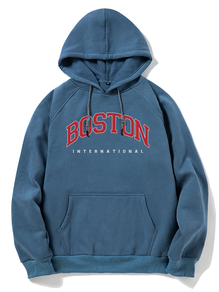 Boston Printed Brief Hoodies