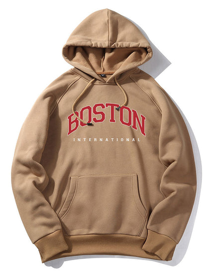 Boston Printed Brief Hoodies
