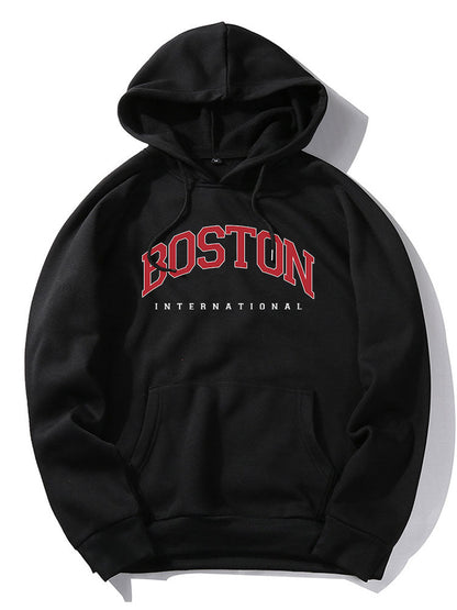 Boston Printed Brief Hoodies