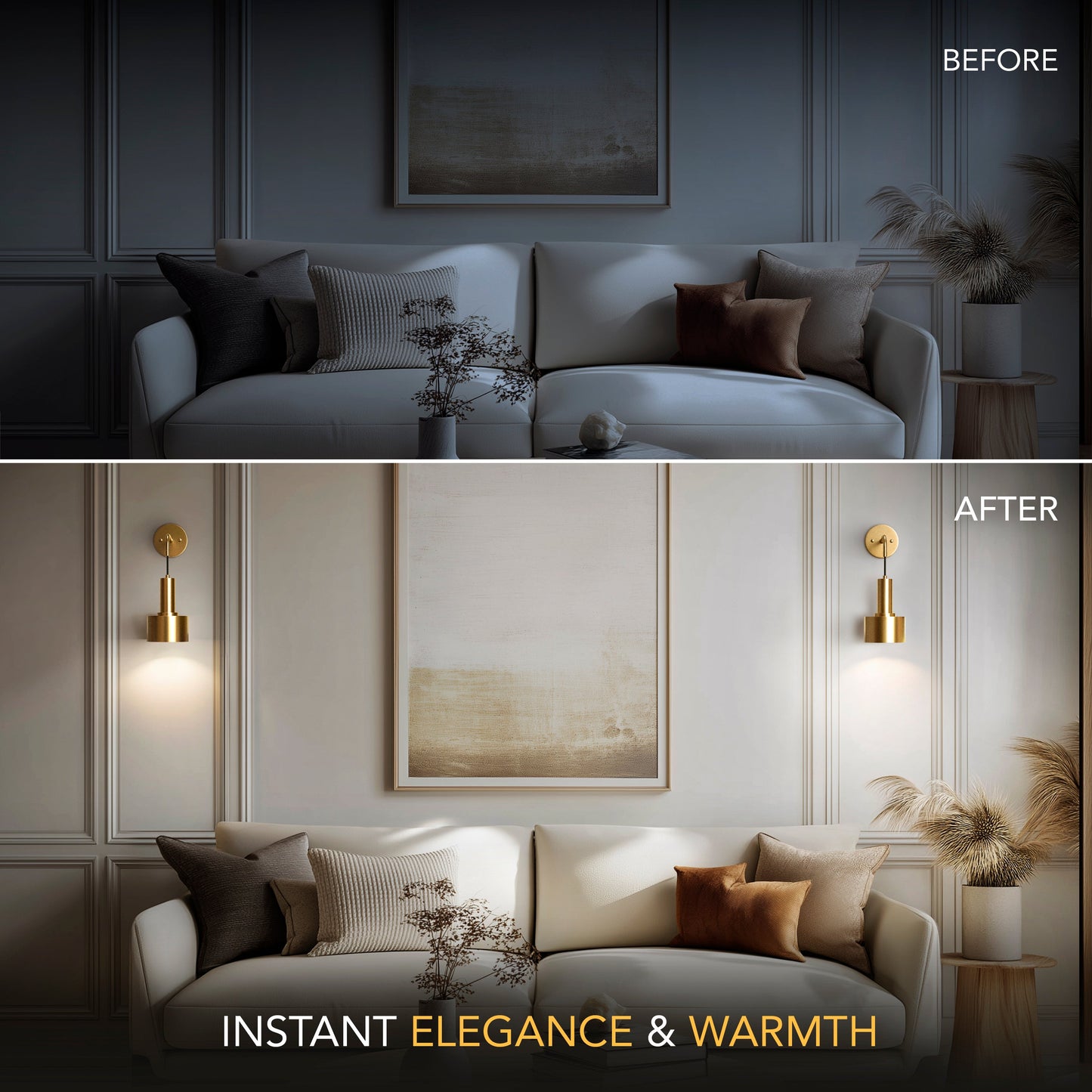 GLOWDROP WANDLAMPE (SET AUS 2 + 2 GLÜHBIRNEN GRATIS)