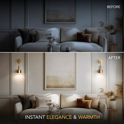 GLOWDROP WANDLAMPE (SET AUS 2 + 2 GLÜHBIRNEN GRATIS)