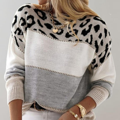 Cheyenne - Leopard-Print Freizeit Hoodie