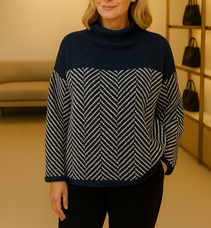 Norah | Baumwoll-Turtleneck-Pullover