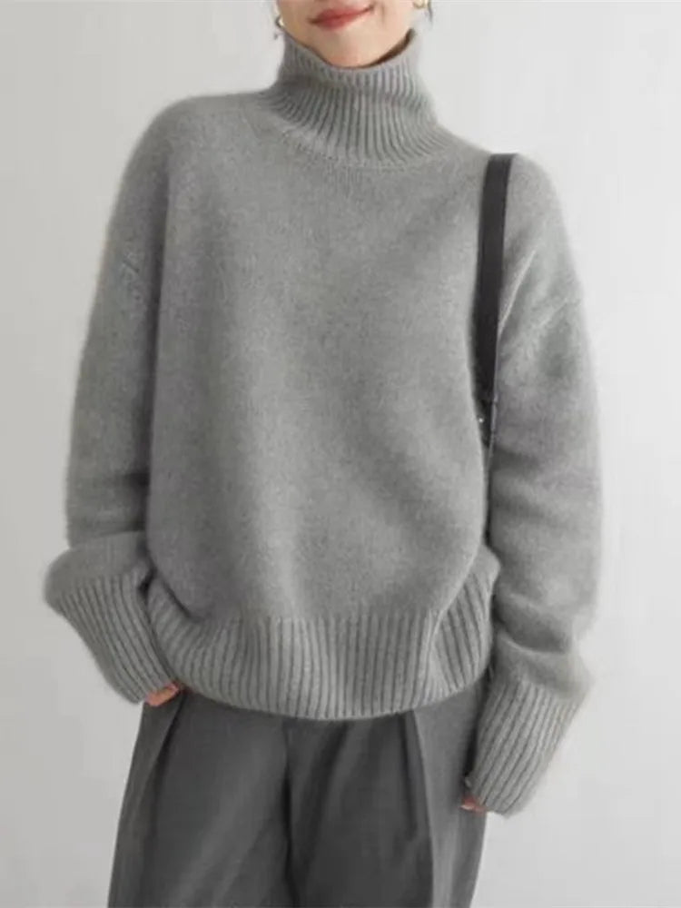 Amaya | Luxus Cashmere Rollkragenpullover