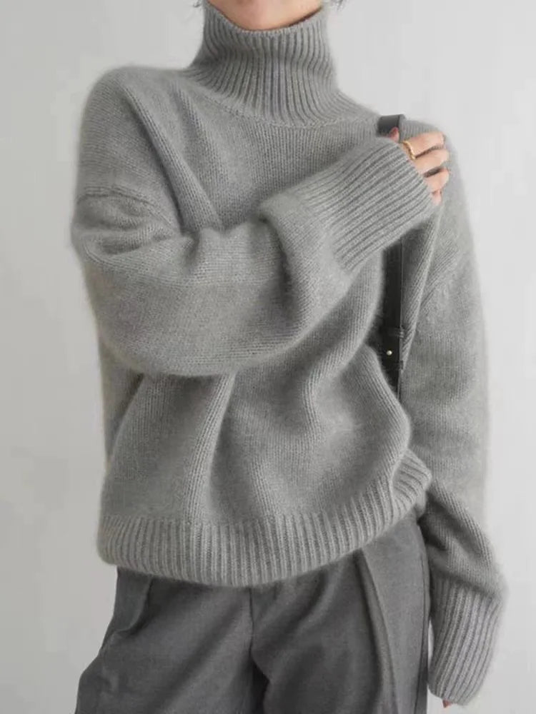 Amaya | Luxus Cashmere Rollkragenpullover