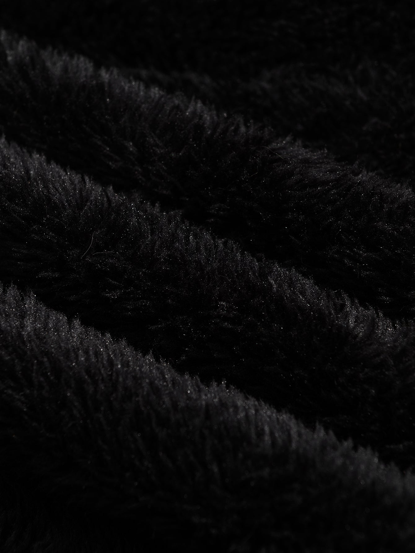 Reverskragen-Jacke aus Kunstpelz