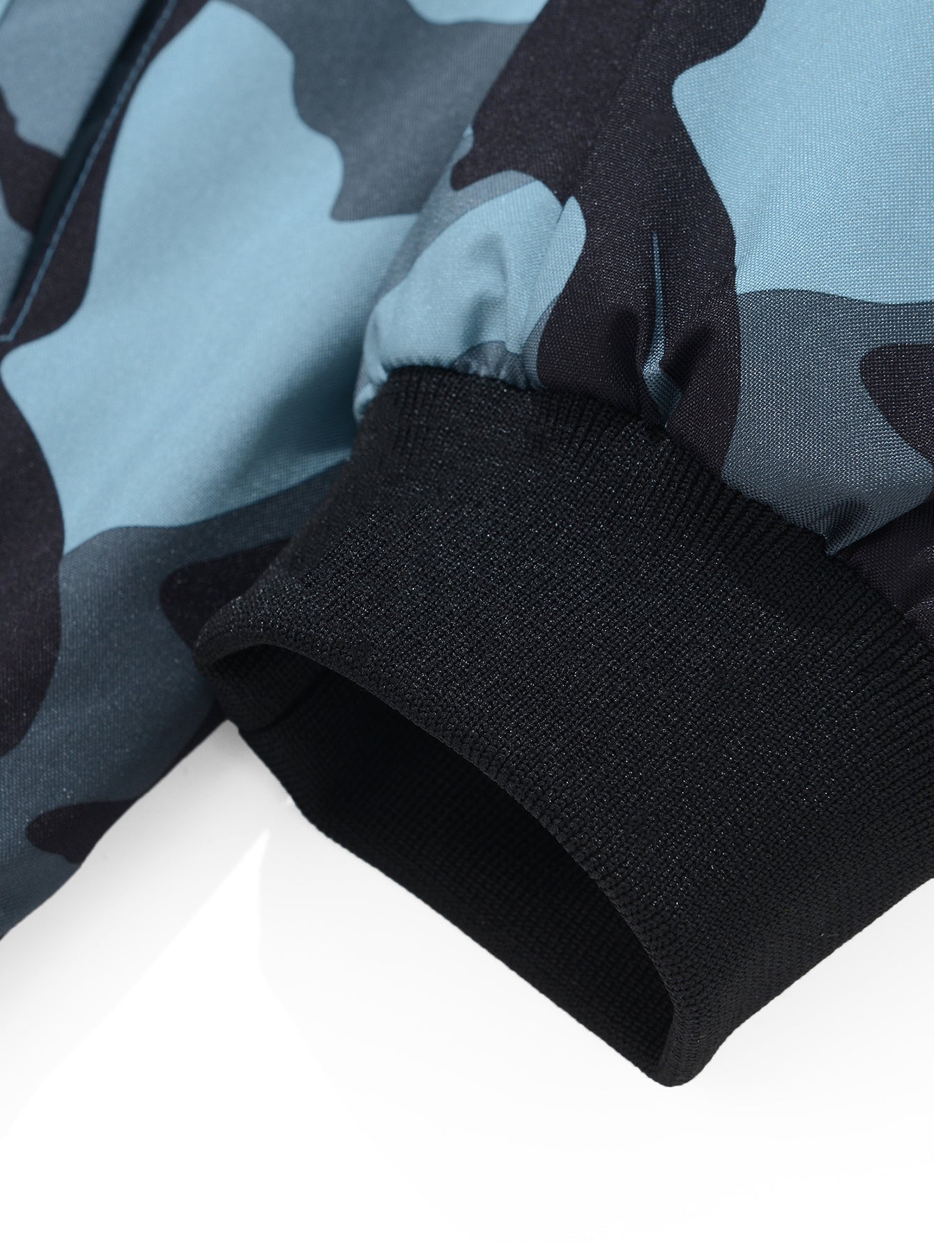 Camouflage Reißverschlussjacke mit Teddy-Futter