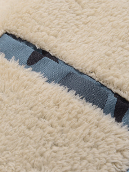 Camouflage Reißverschlussjacke mit Teddy-Futter