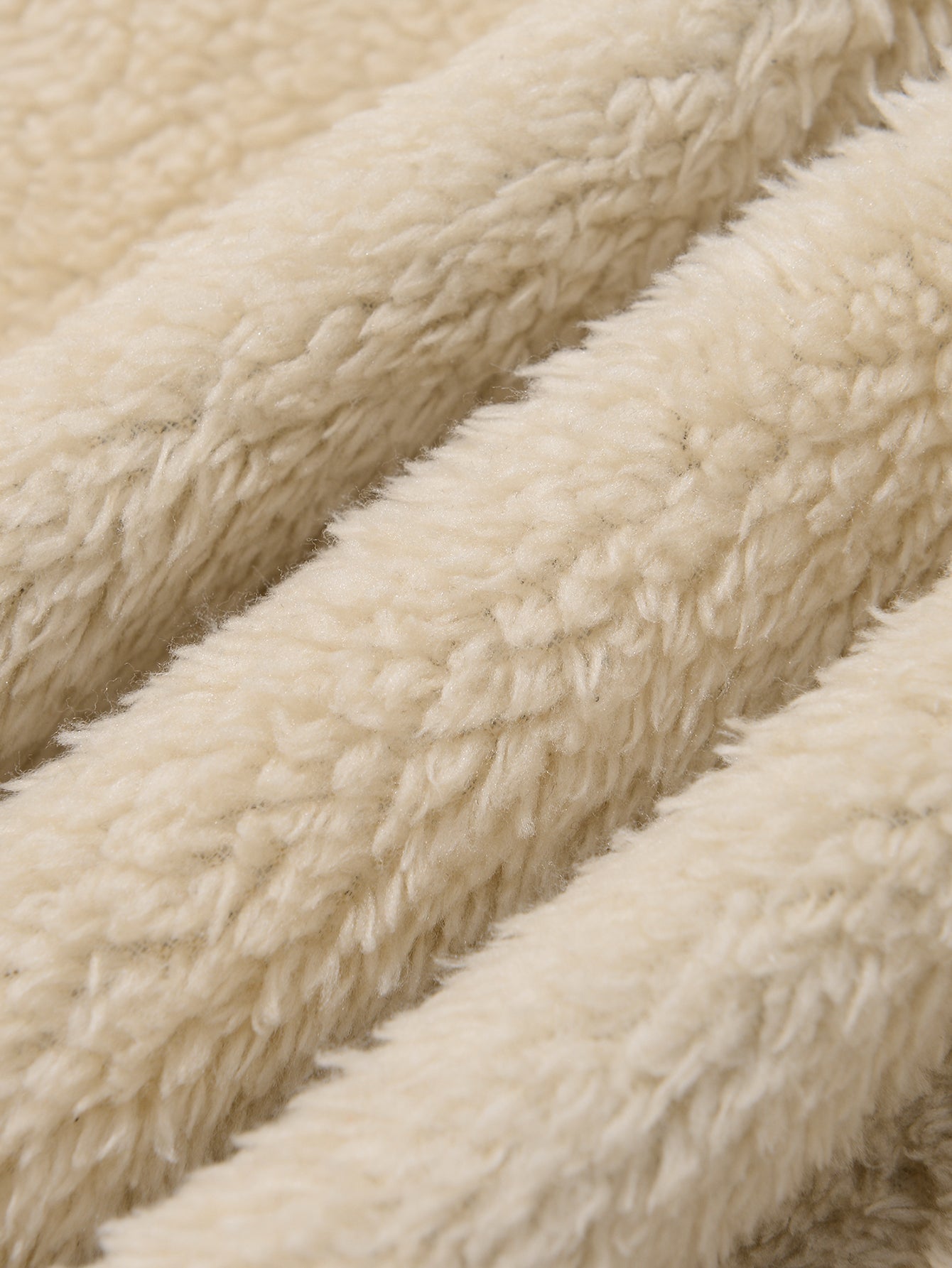 Camouflage Reißverschlussjacke mit Teddy-Futter