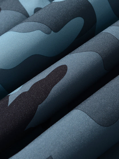 Camouflage Reißverschlussjacke mit Teddy-Futter