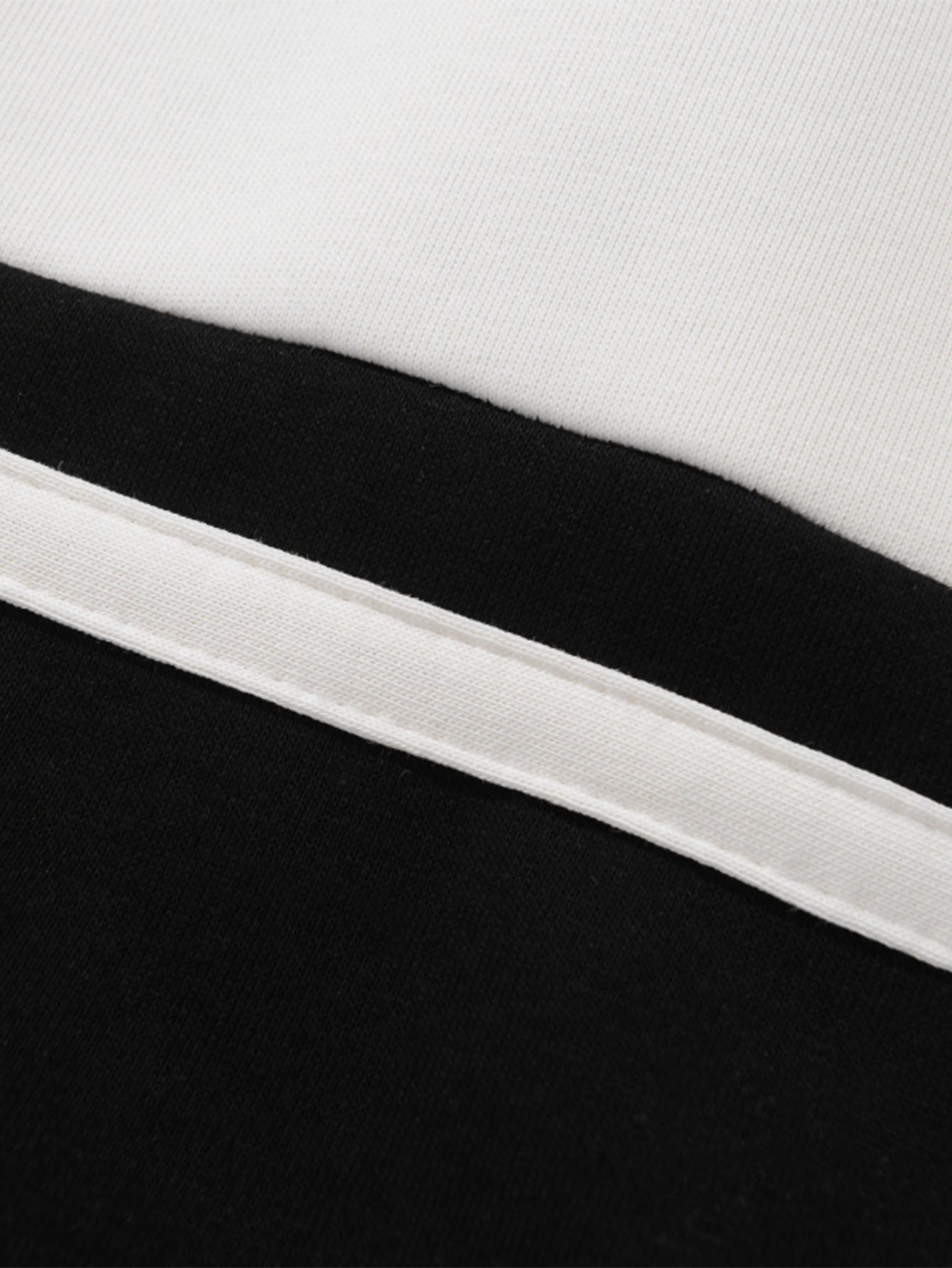 Relaxed Fit Color Block Patchwork Polo Shirt & Split Hem Striped Pants