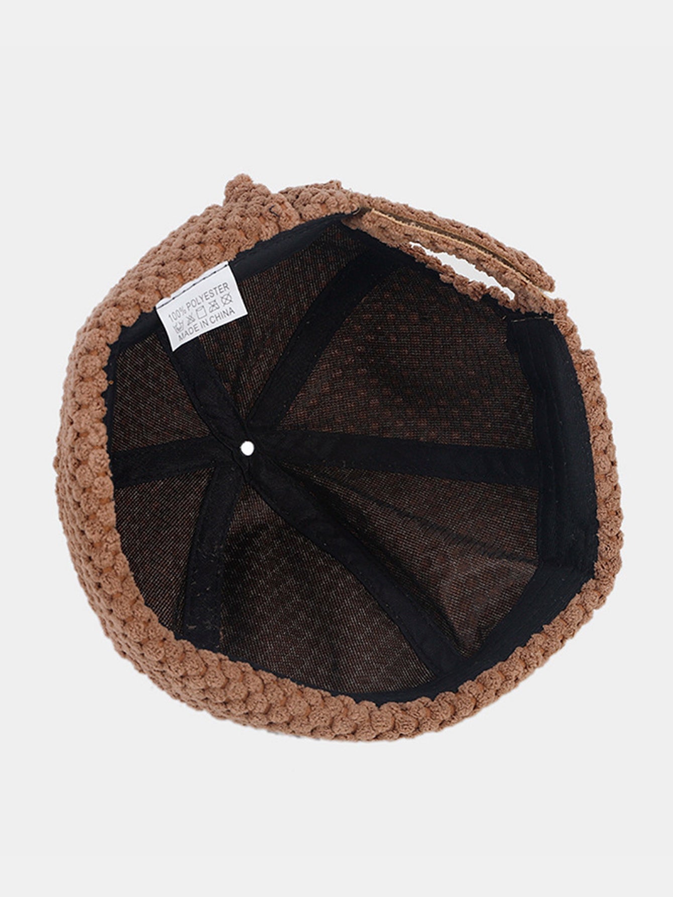 Retro Corduroy Einfarbige Beanie-Mütze