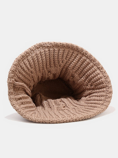 Handgewebter dicker Winter-Bucket-Hut