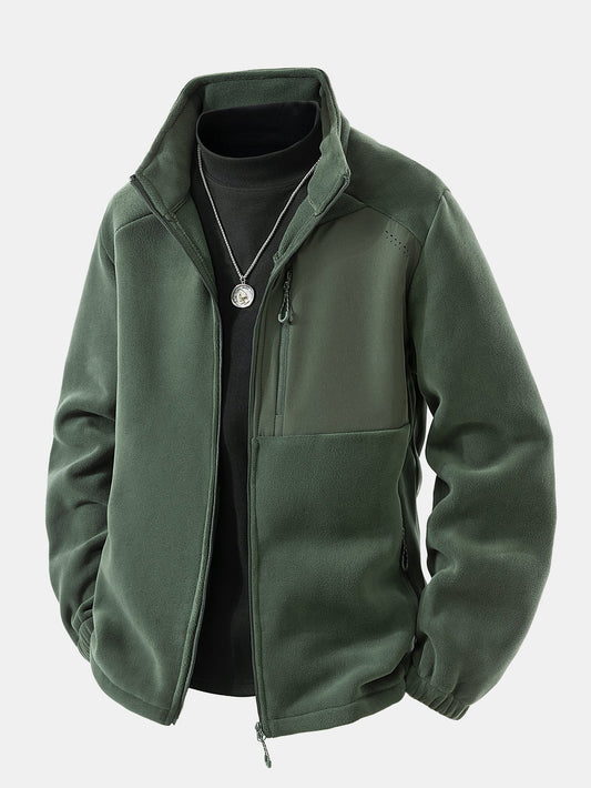 Polar Fleece Zip-Up Coat