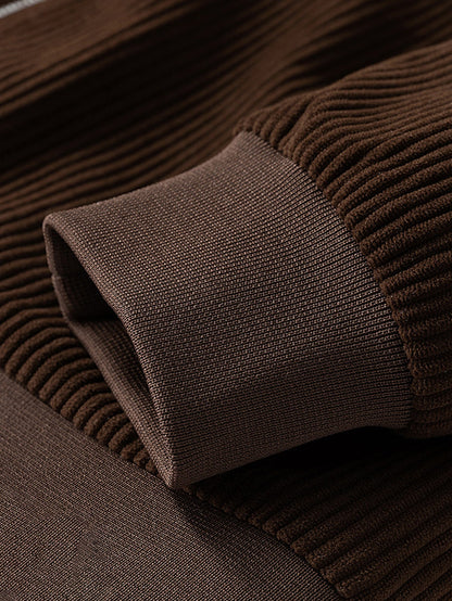 Teddy-Futter Cordjacke mit Reißverschluss