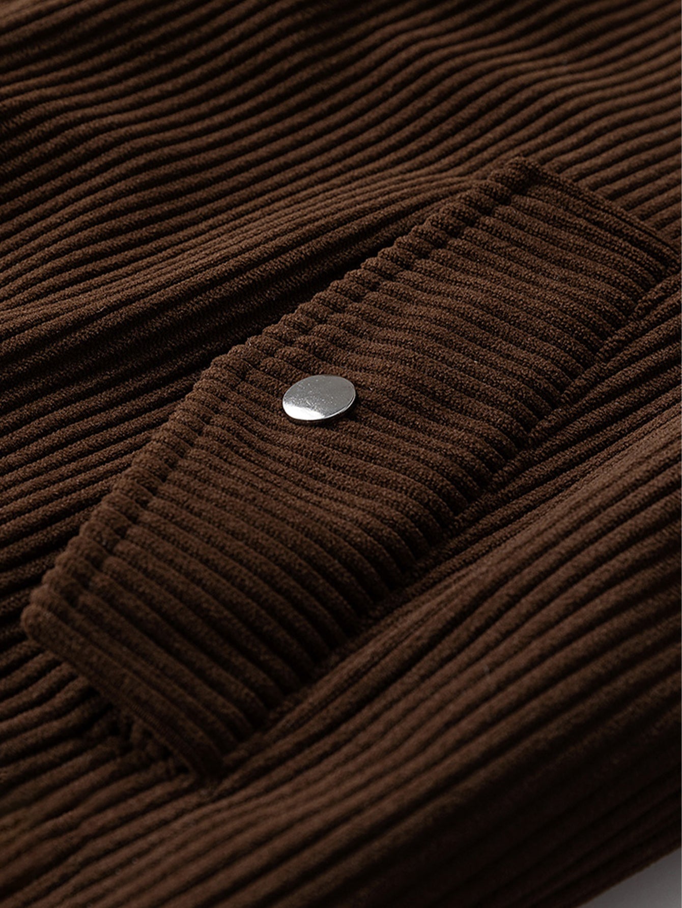 Teddygefütterte Cordjacke mit Reißverschluss