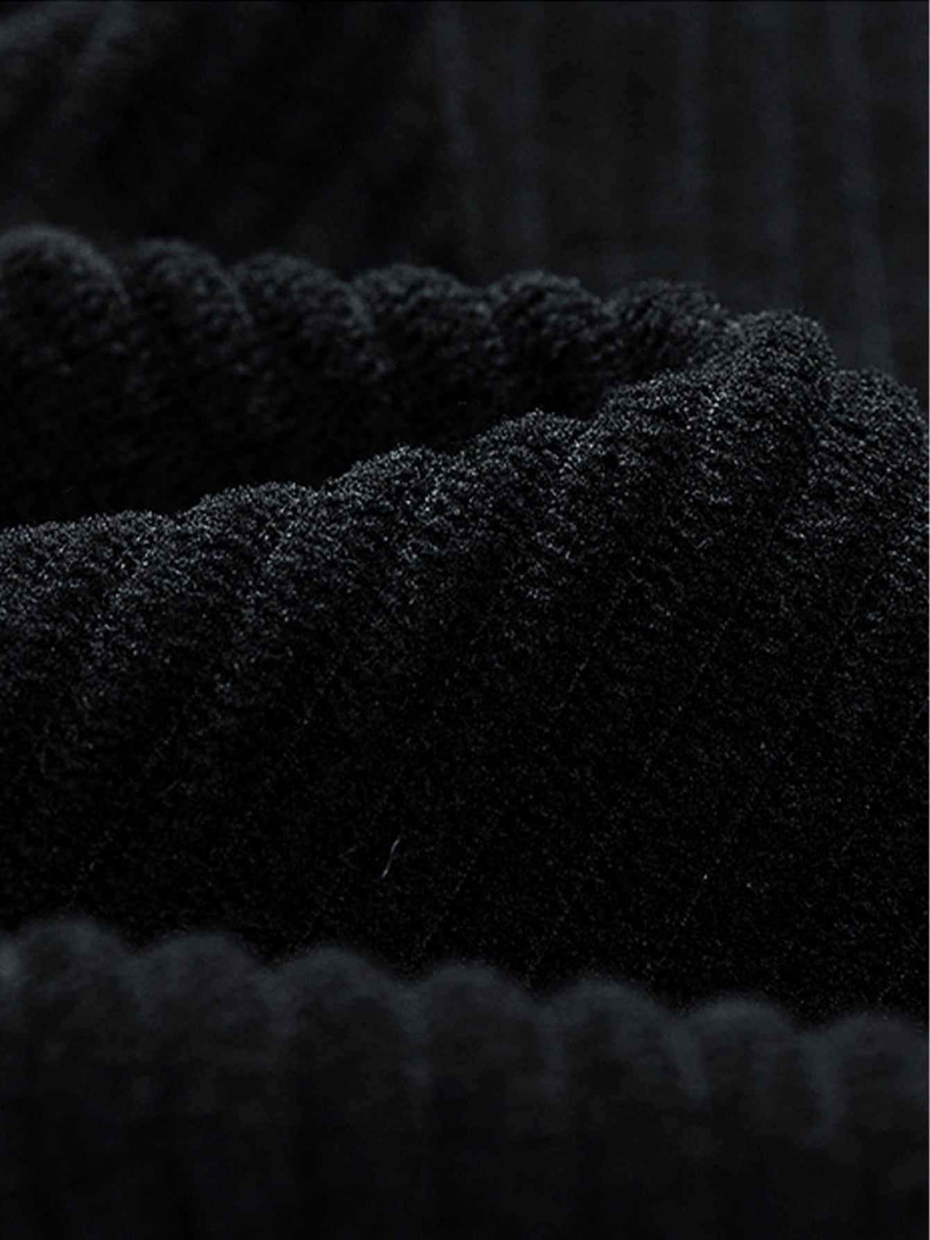 Knopf-Cordjacke mit kuscheligem Teddyfutter