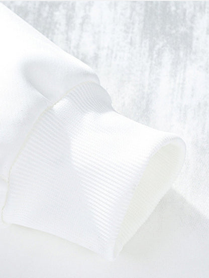 Locker sitzendes Batik-Sweatshirt