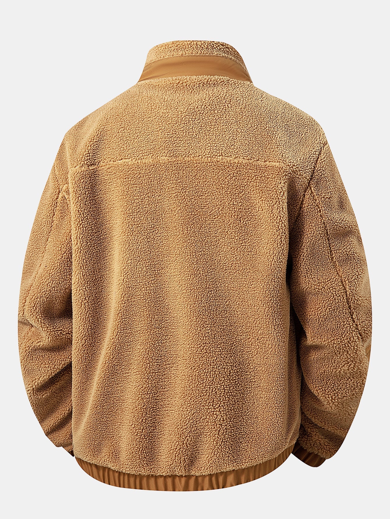 Teddy-Fleece Jacke mit Reißverschlusstaschen