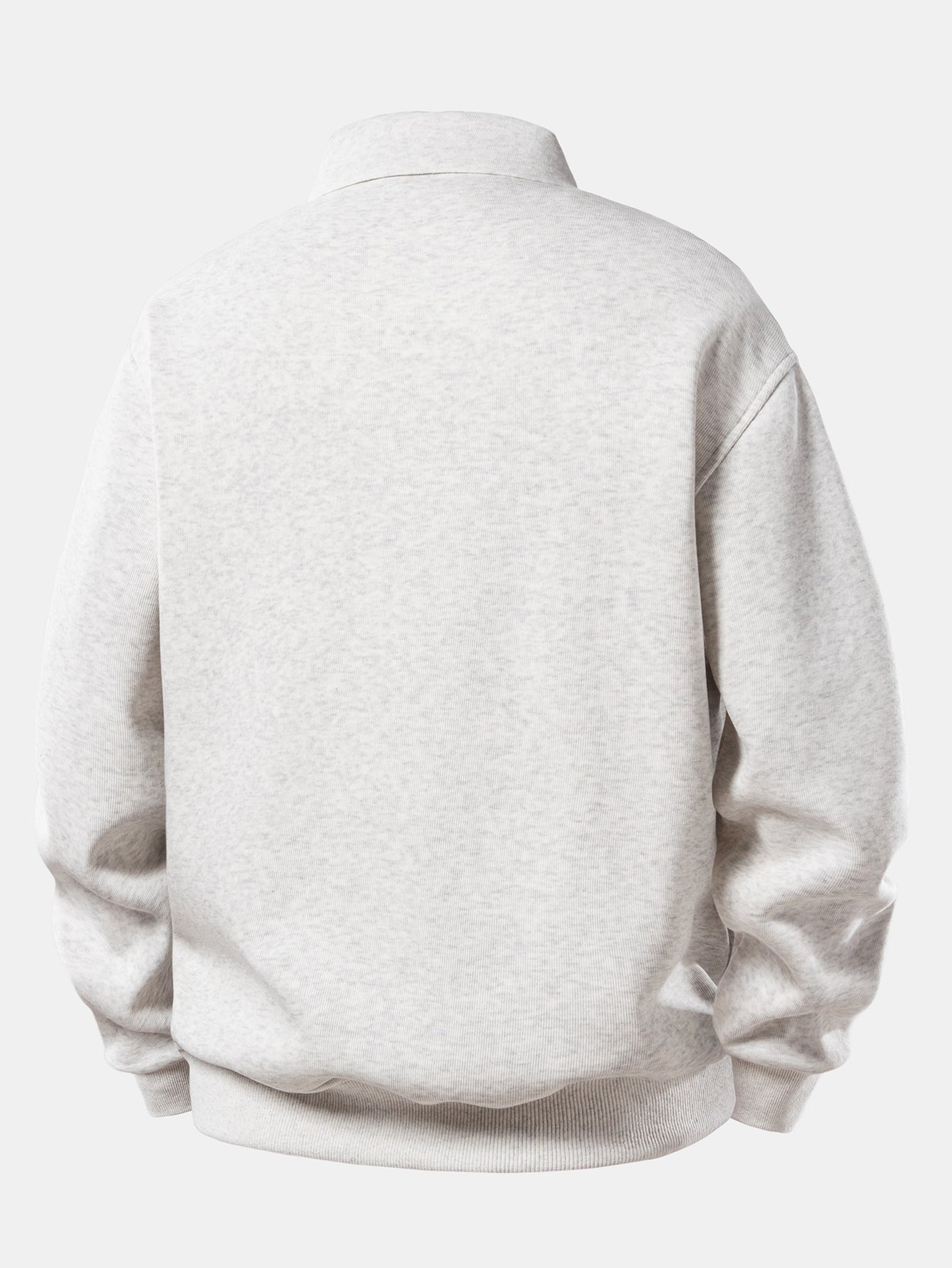 Pullover mit festem Poloshirt-Kragen