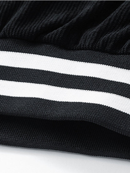 Berg Stickerei Corduroy Baseballjacke