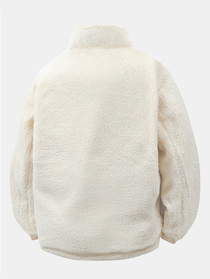 Reversible Teddy Puffer Coat