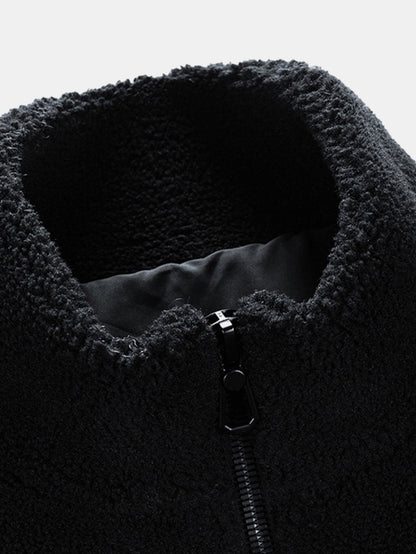 Teddy Reißverschluss Mantel