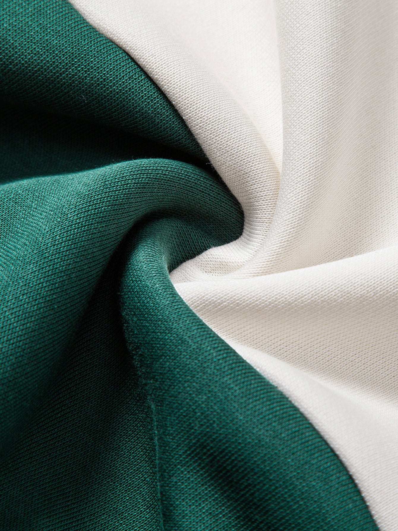 Relaxed Fit Los Angeles Graphic Color Block Polo Sweatshirt