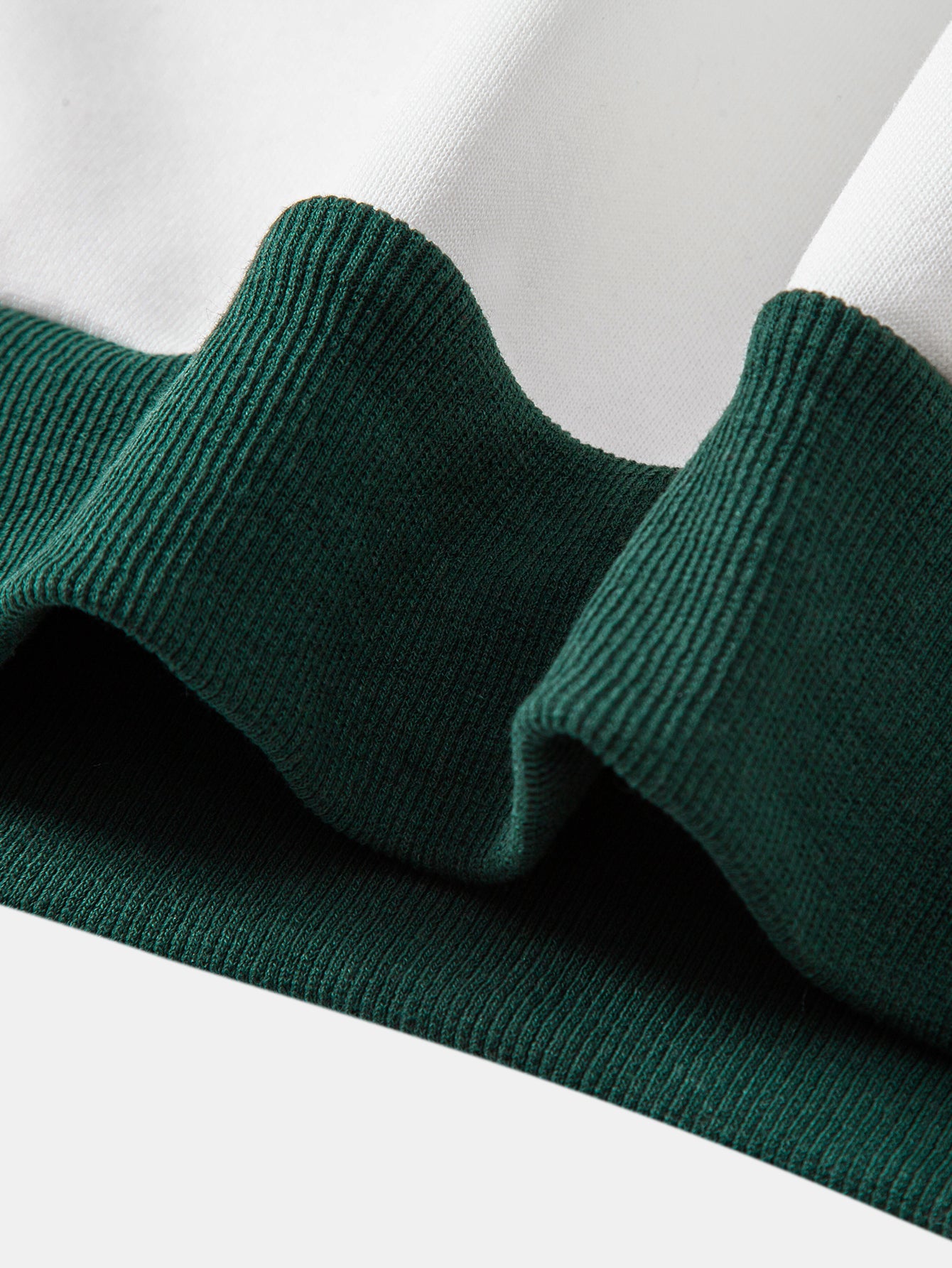 Relaxed Fit Manhattan Print Color Block Polo Sweatshirt