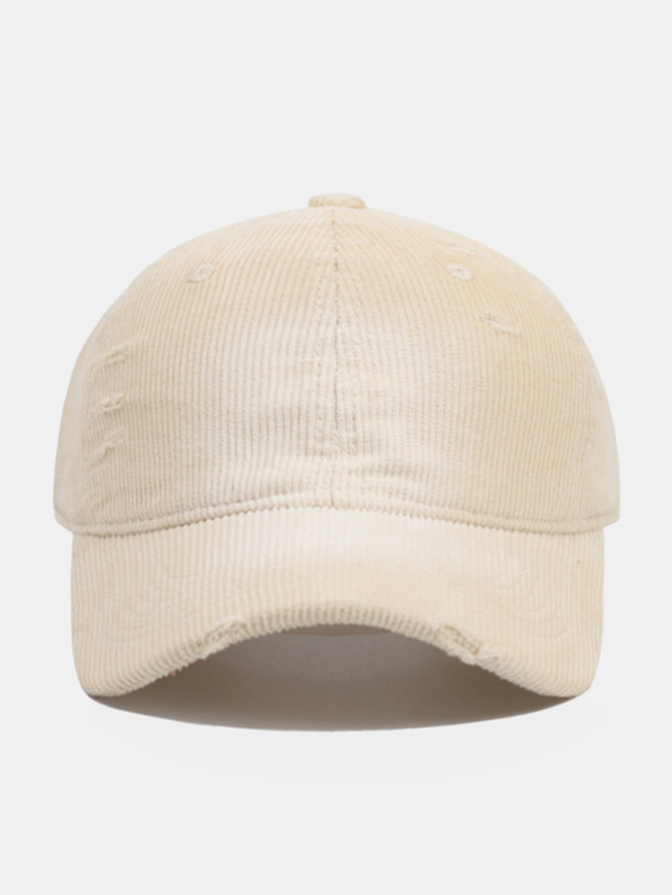 American Street zerrissene gebürstete Cord-Baseballkappe