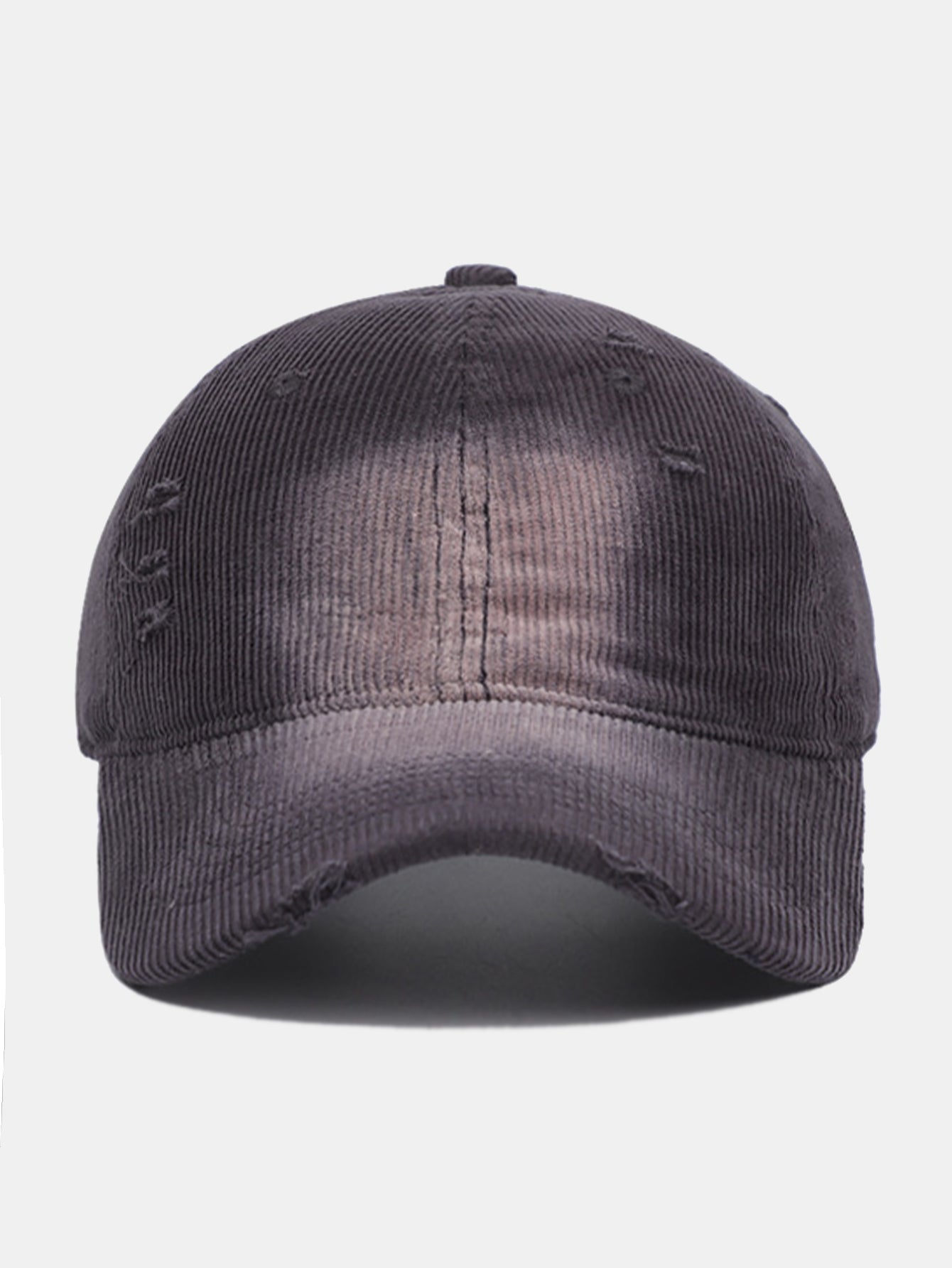 American Street zerrissene gebürstete Cord-Baseballkappe