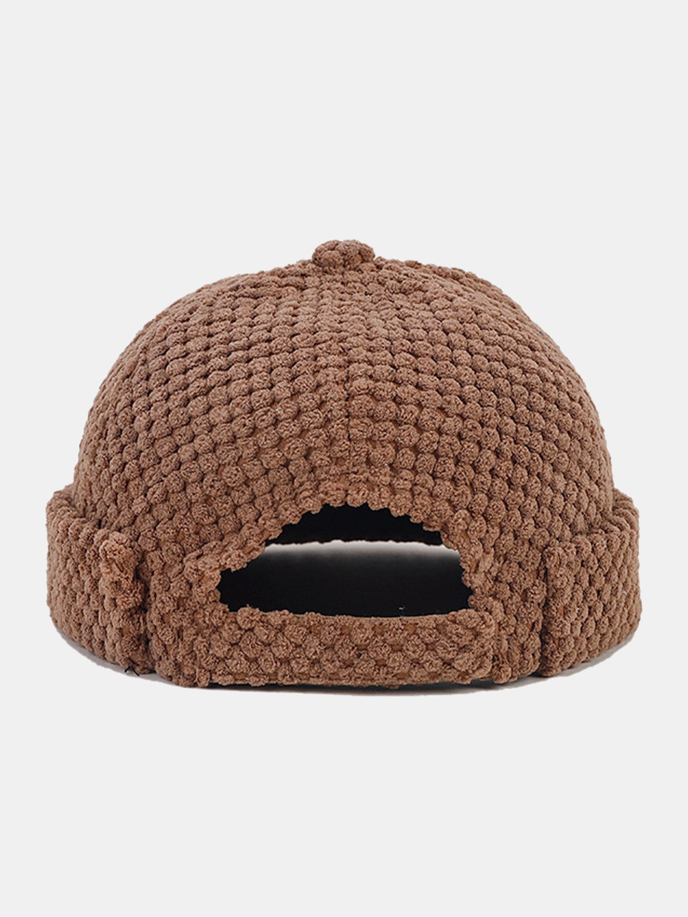 Retro Corduroy Einfarbige Beanie-Mütze