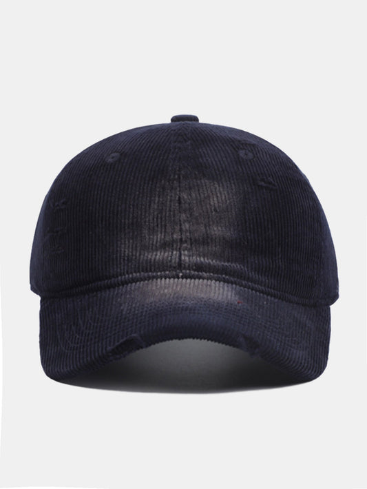 American Street zerrissene gebürstete Cord-Baseballkappe