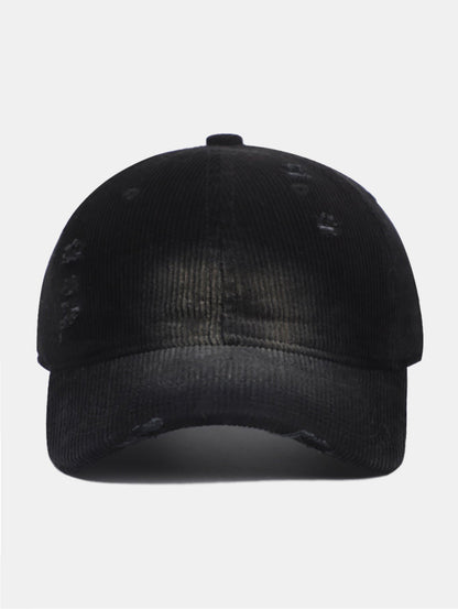 American Street zerrissene gebürstete Cord-Baseballkappe