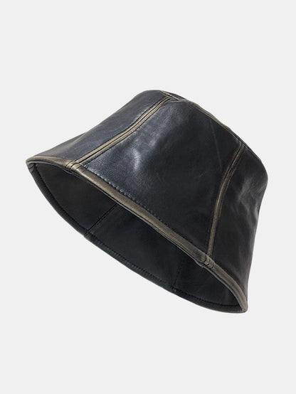 PU-Leder Outdoor Fashion Fischerhut