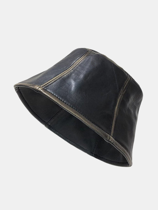 PU-Leder Outdoor Fashion Fischerhut