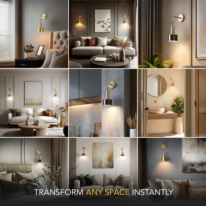 GLOWDROP WANDLAMPE (SET AUS 2 + 2 GLÜHBIRNEN GRATIS)