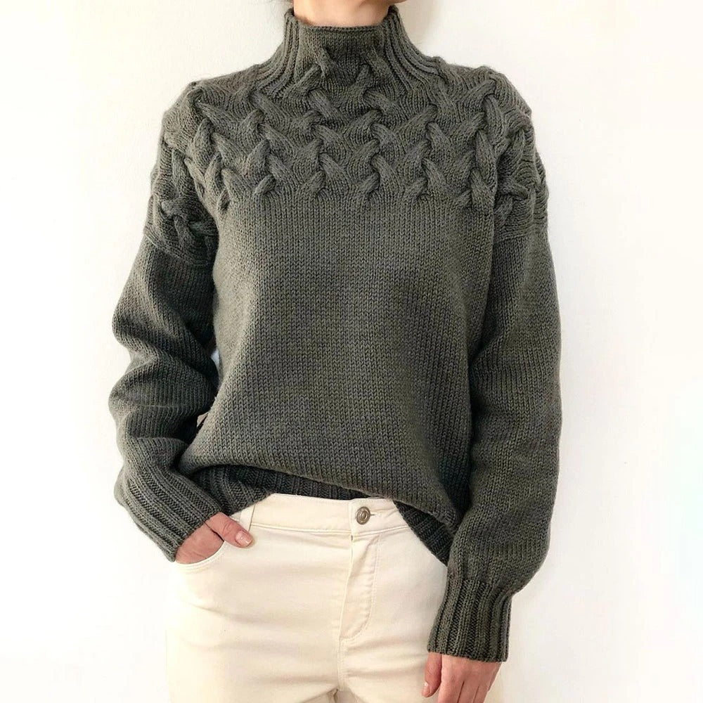 Elena | Warmer Strickrollkragenpullover