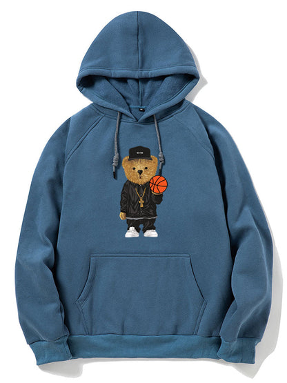 Basketball Bear Graphic Hoodie