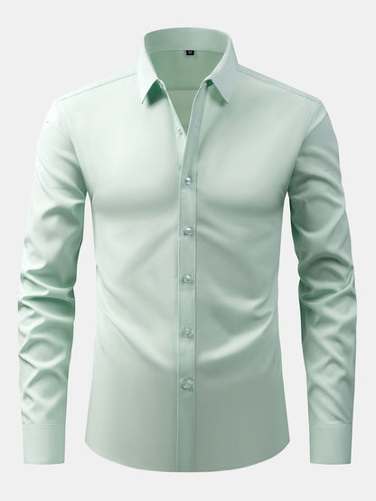 Langärmliges Button-Up Hemd