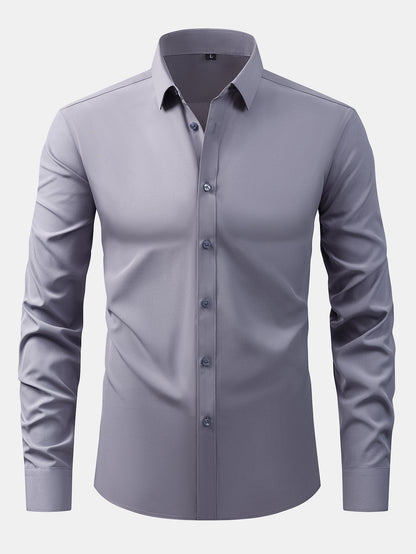 Langärmliges Button-Up Hemd