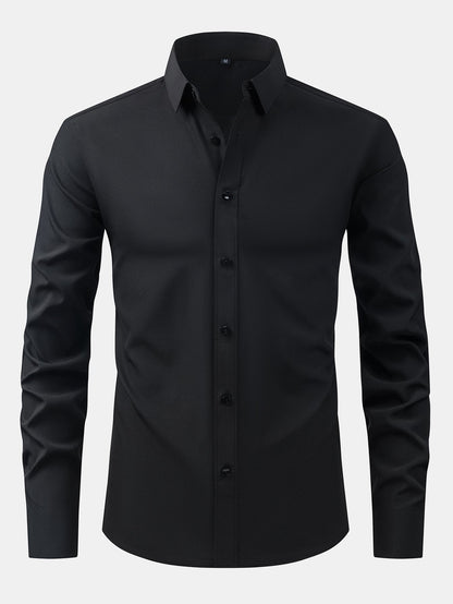 Langärmliges Button-Up Hemd