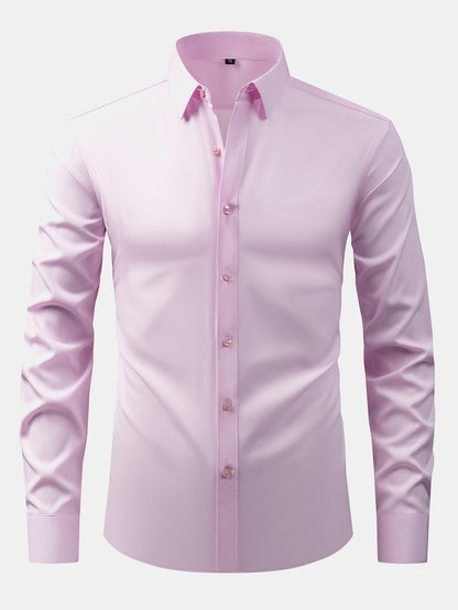Langärmliges Button-Up Hemd