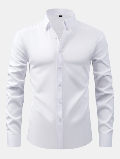 Langärmliges Button-Up Hemd