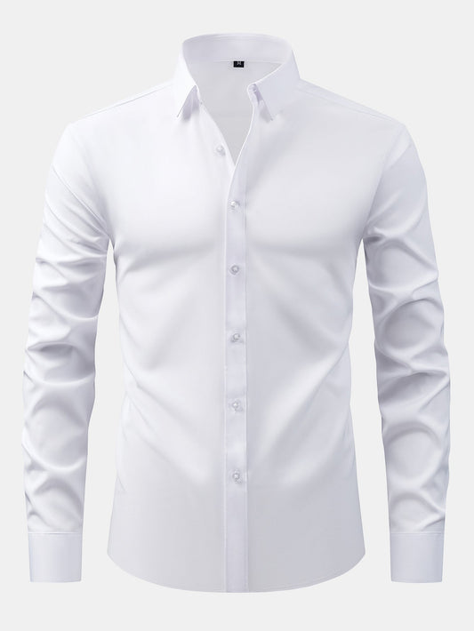 Langärmliges Button-Up Hemd