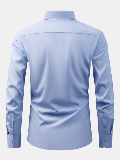 Langärmliges Button-Up Hemd