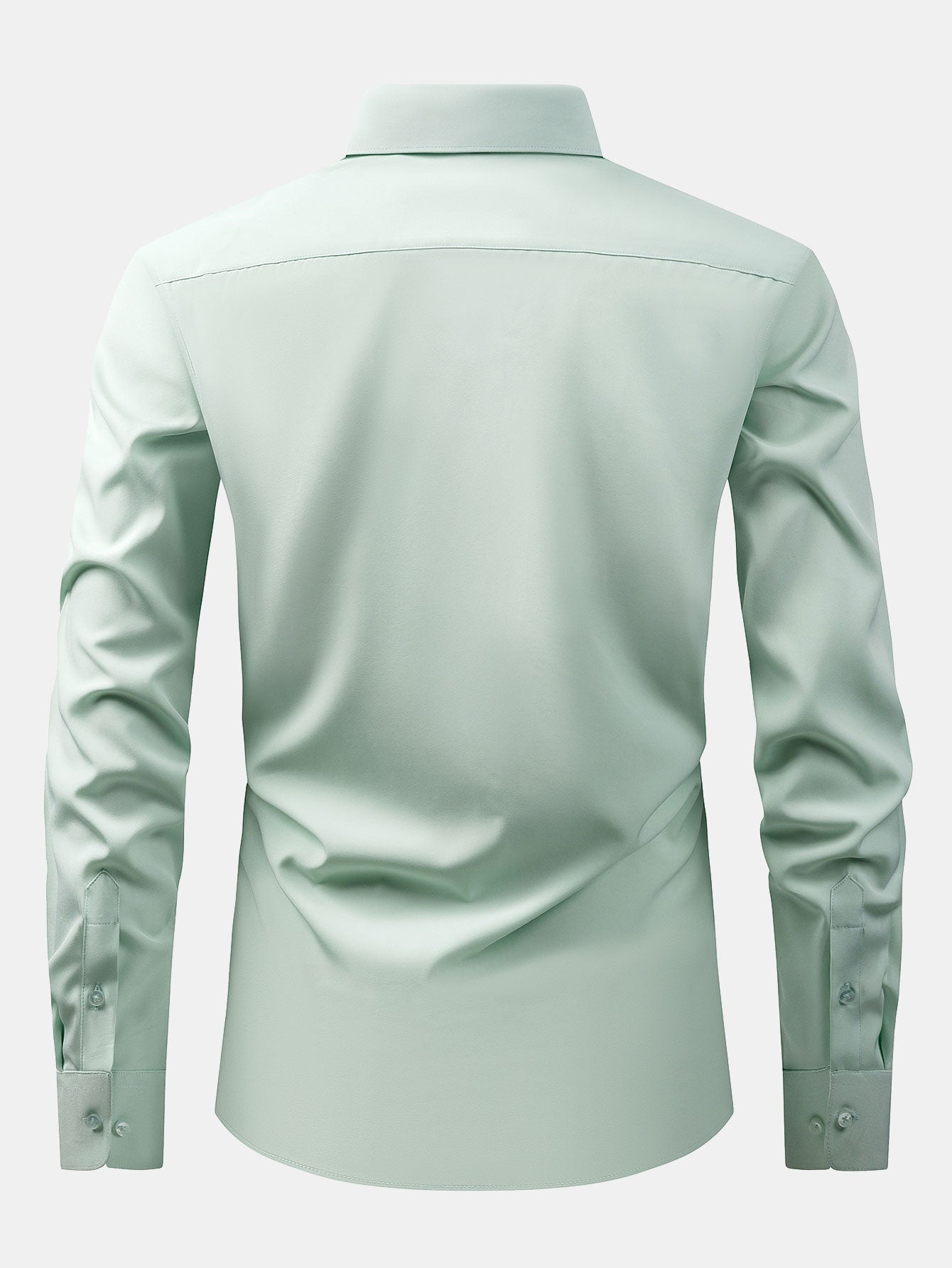 Langärmliges Button-Up Hemd